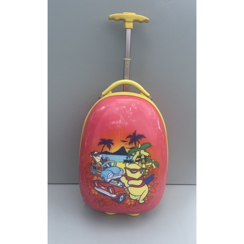 Heys Disney Winnie The Pooh 18" Hard Luggage Case Kids Rolling Carry On Bag